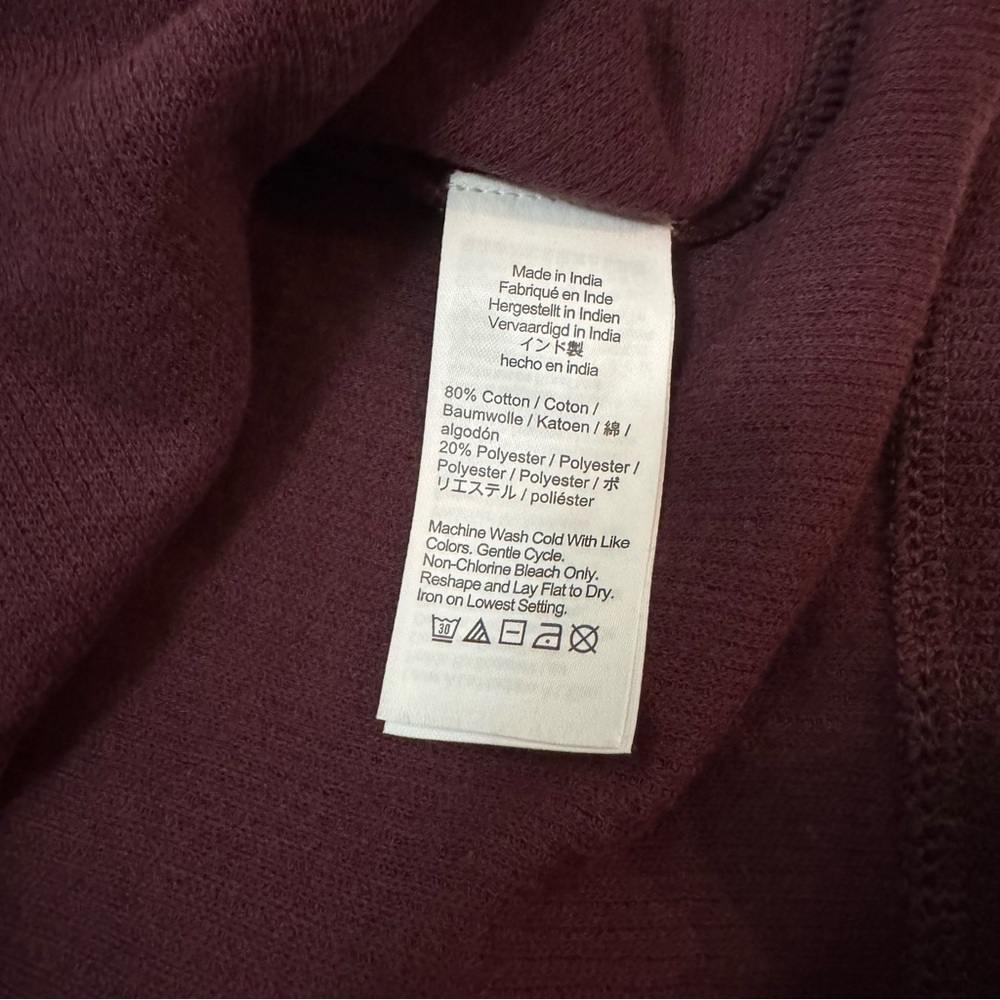 Madewell Burgundy Sleeveless Button-Front Knit Tank - Picture 5 of 6